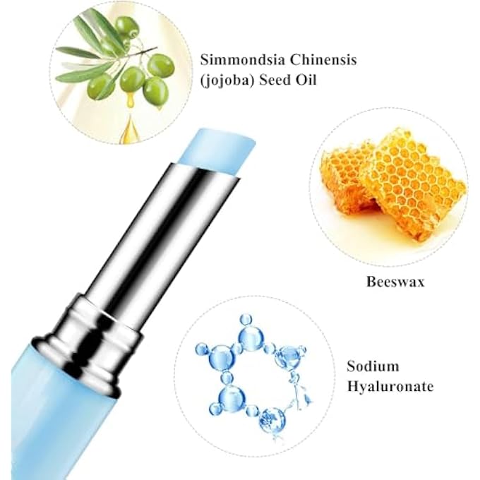 Goreem HYALURONIC ACID LIP BALM MOISTURIZING LIP PLUMPER REDUCE FINE LINES RELIEVE DRYNESS LONG-LASTING PROTECTION NOURISHING LIP CARE - Image 2